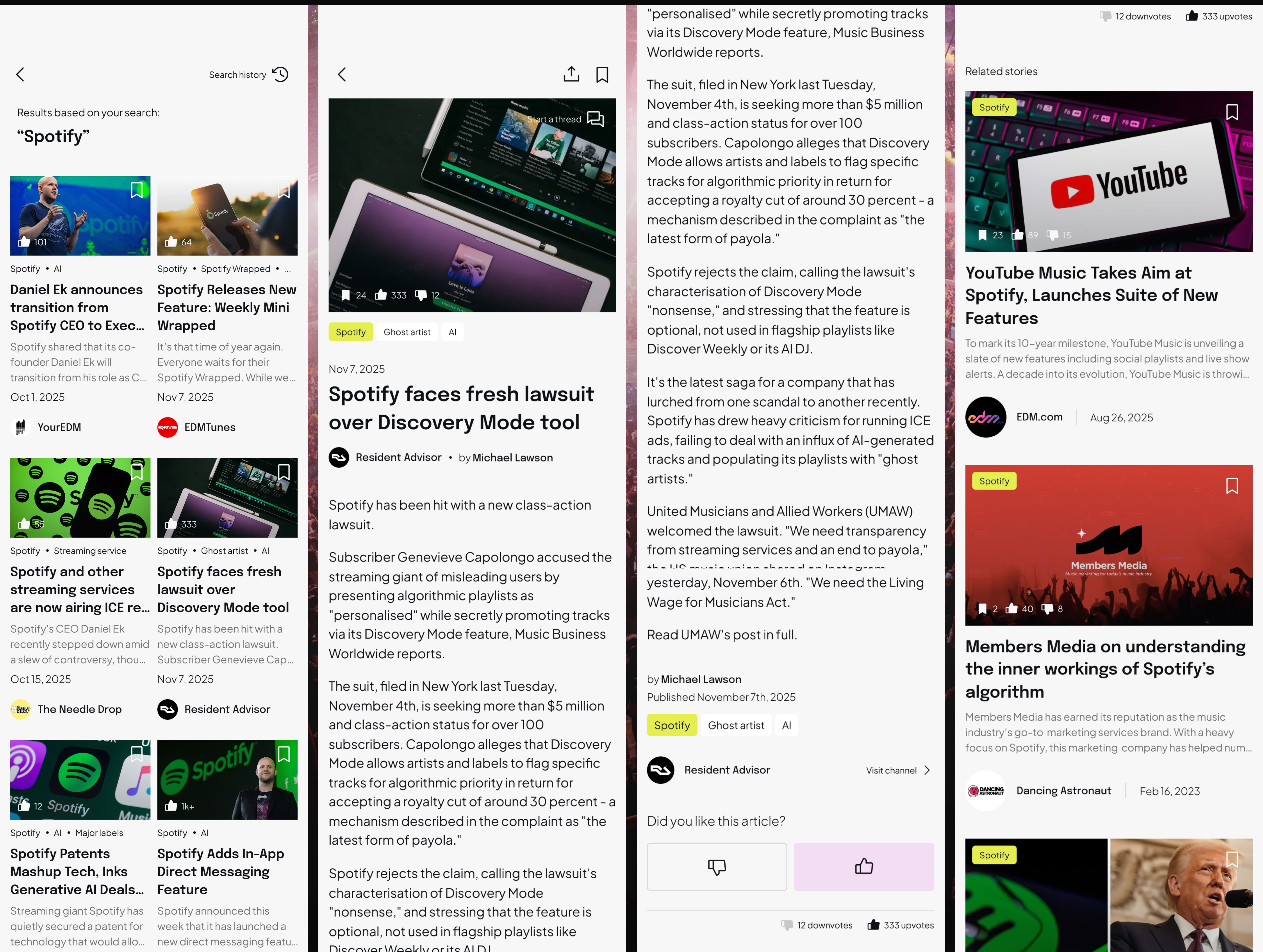 Image displaying a set of digital mobile mock-ups arranged in a grid format, showcasing layouts of text, images, and interactive elements. The left side shows the heading 'Mock-ups' and a brief description. The design conveys a modern and organized aesthetic.